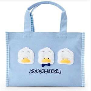 ✅Sanrio Canvas Handbag Ahiru no Pekkle (Our Goods)